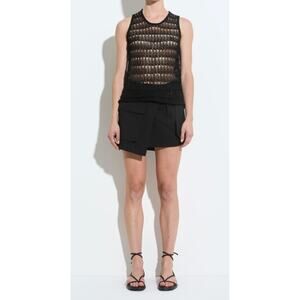 Christian Wijnants Sifa Mini Skirt in Black FR 34 US 0